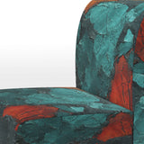 Passage Of Time In Vintage Teal - Modern Arm Chair
