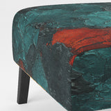 Passage Of Time In Vintage Teal - Modern Arm Chair