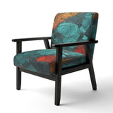 Passage Of Time In Vintage Teal - Modern Arm Chair