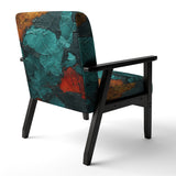 Passage Of Time In Vintage Teal - Modern Arm Chair