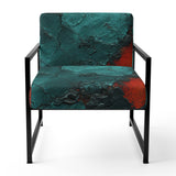 Passage Of Time In Vintage Teal - Modern Arm Chair
