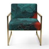 Passage Of Time In Vintage Teal - Modern Arm Chair