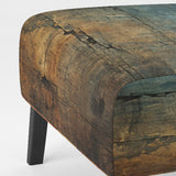 Passage Of Time Vintage Nutshell And Retro Blue - Modern Accent Side Chair