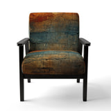 Passage Of Time Vintage Nutshell And Retro Blue - Modern Accent Side Chair