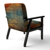Passage Of Time Vintage Nutshell And Retro Blue - Modern Accent Side Chair