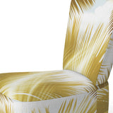 Tropical Golden Palm Leaves - Modern Arm Chair