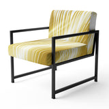 Tropical Golden Palm Leaves - Modern Arm Chair