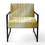 Tropical Golden Palm Leaves - Modern Arm Chair
