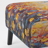 Summer Flower Field Of Poppies And Buttercups - Upholstered Traditional Accent Chairs