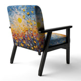 Summer Flower Field Of Poppies And Buttercups - Upholstered Traditional Accent Chairs