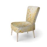 Blooming Yellow Poppy Flowers In The Meadows - Traditional Accent Slipper Chair