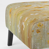 Blooming Yellow Poppy Flowers In The Meadows - Traditional Accent Slipper Chair