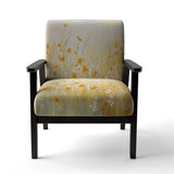 Blooming Yellow Poppy Flowers In The Meadows - Traditional Accent Slipper Chair