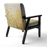 Blooming Yellow Poppy Flowers In The Meadows - Traditional Accent Slipper Chair