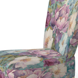 Retro Collage Blossoming Wildflowers - Traditional Arm Chair