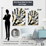 Ocean Spray - Asymmetric Metal Wall Clock