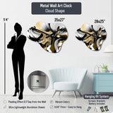 Indian Art Sunset At - Asymmetric Metal Wall Clock