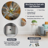 Magic Sky Simplicity III - Landscapes Metal Wall Clock