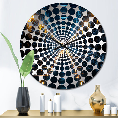 Urban Industrial Tunnel Serenity II - Architecture Metal Wall Clock