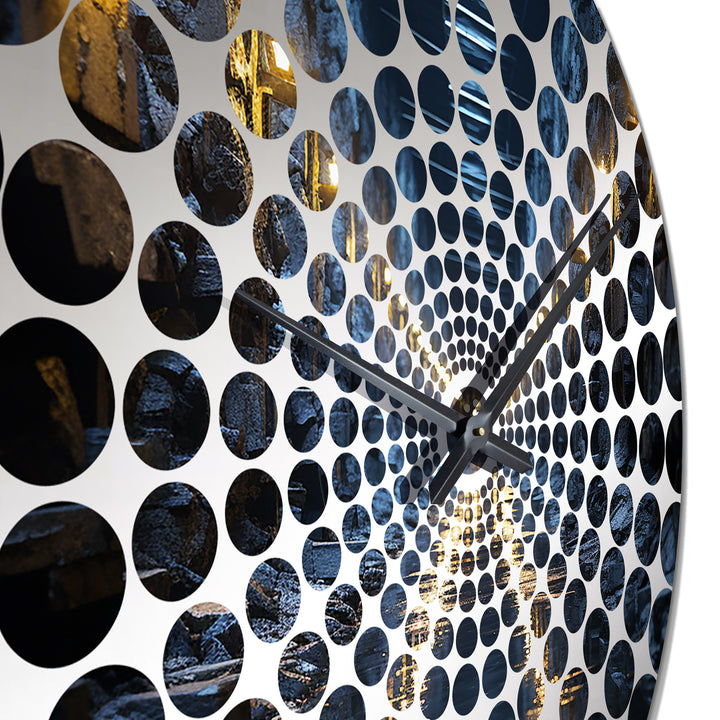 Urban Industrial Tunnel Serenity II - Architecture Metal Wall Clock
