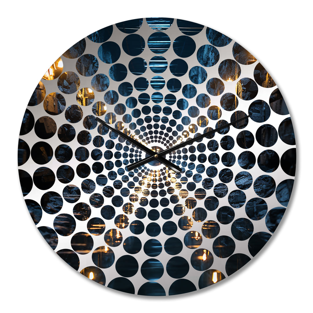 Urban Industrial Tunnel Serenity II - Architecture Metal Wall Clock