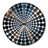 Urban Industrial Tunnel Serenity II - Architecture Metal Wall Clock