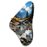 USA Grand Teton National Park - Asymmetric Metal Wall Clock