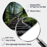 USA Muir Woods National Monument I - Asymmetric Metal Wall Clock