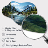 USA Yosemite National Park Landscape III - Asymmetric Metal Wall Clock