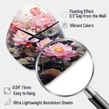 Vietnam Lotus Pond Serenade - Asymmetric Metal Wall Clock