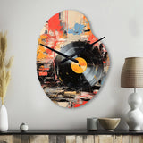 Vinyl Record Vinyl Fusion II - Asymmetric Metal Wall Clock