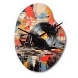 Vinyl Record Vinyl Fusion II - Asymmetric Metal Wall Clock