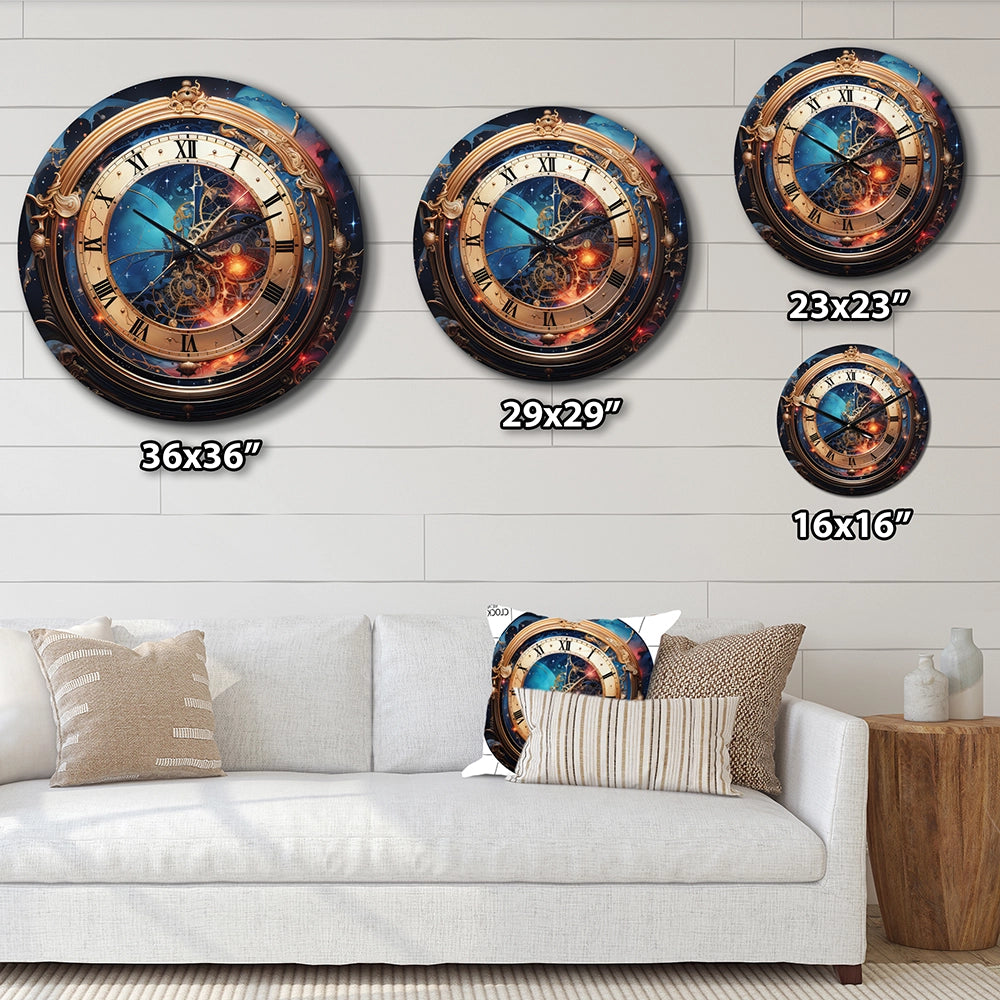 Designart Watche Metaphysical Horology - Fashion Metal Wall Clock