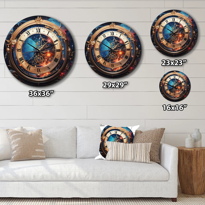 Designart Watche Metaphysical Horology - Fashion Metal Wall Clock