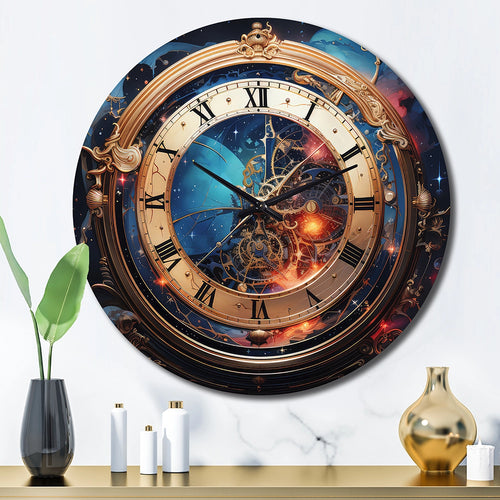 Designart Watche Metaphysical Horology - Fashion Metal Wall Clock