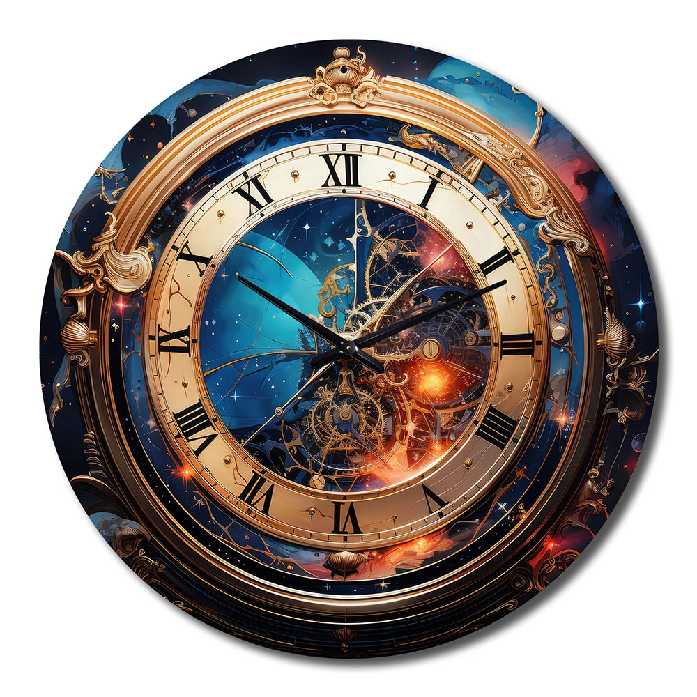 Designart Watche Metaphysical Horology - Fashion Metal Wall Clock