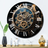 Luxury Watch Diamond Dusk V - Fashion Metal Wall Clock