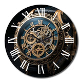 Luxury Watch Diamond Dusk V - Fashion Metal Wall Clock