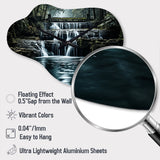 Waterfall Eternal Cascade I - Asymmetric Metal Wall Clock