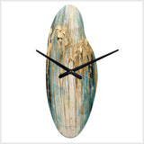 Gilded Daydreams VI - Asymmetric Metal Wall Clock