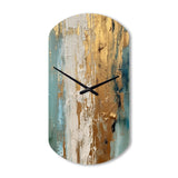Gilded Daydreams VII - Asymmetric Metal Wall Clock