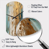 Gilded Daydreams VII - Asymmetric Metal Wall Clock