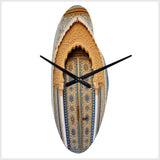 Morroco Palace Golden Doors IV - Asymmetric Metal Wall Clock
