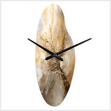 Gold and Silver Chromatic Essence I - Asymmetric Metal Wall Clock