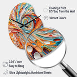 Spiral Symphony I - Asymmetric Metal Wall Clock
