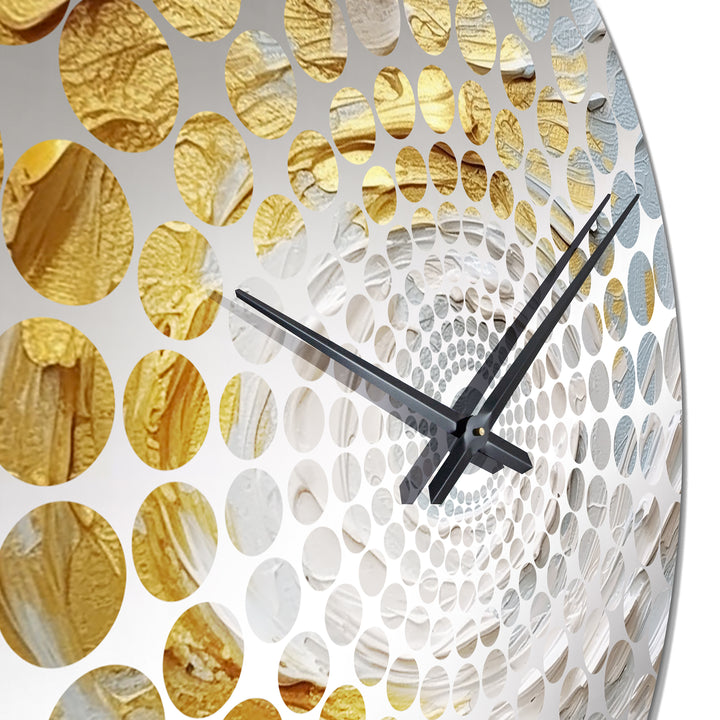 Spiral Nebula - Abstract Metal Wall Clock