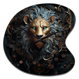 Majestic Lion II - Asymmetric Metal Wall Clock