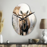 Moose Serenity II - Asymmetric Metal Wall Clock