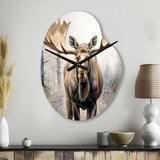Moose Serenity II - Asymmetric Metal Wall Clock