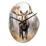 Moose Serenity II - Asymmetric Metal Wall Clock